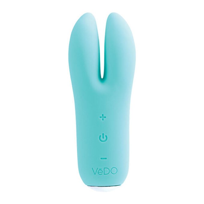 MSE-99 VeDo Kitti Rechargeable Dual Vibe - Tease Me Turquoise - Imagen 3