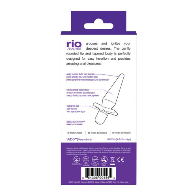 PC-385 VeDO Rio Anal Vibe - Into You Indigo - Imagen 5
