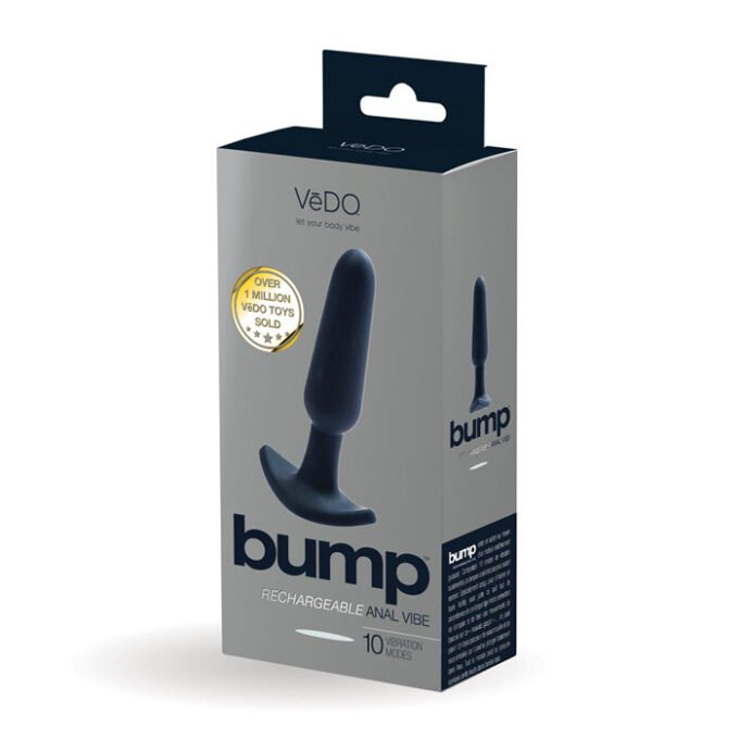 PC-396 VeDO Bump Rechargeable Anal Vibe - Just Black