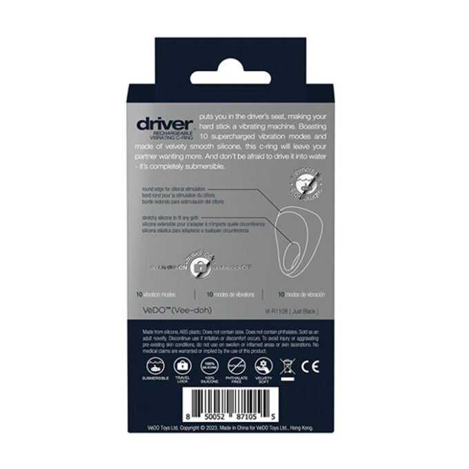 AN-901 VeDO Driver Rechargeable C Ring - Black - Imagen 7