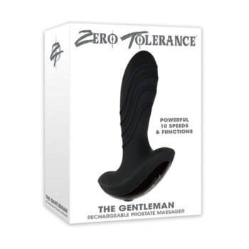 PR-87 Zero Tolerance The Gentleman Rechargeable Prostate Massager - Black