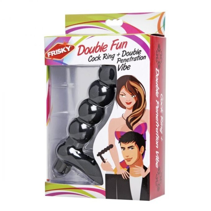 DOP-11 Double Fun Cock Ring with Double Penetration Vibe - Imagen 4