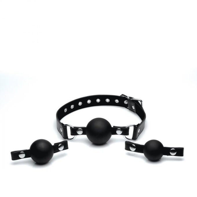BG-30 Interchangeable Silicone Ball Gag Set - Imagen 5