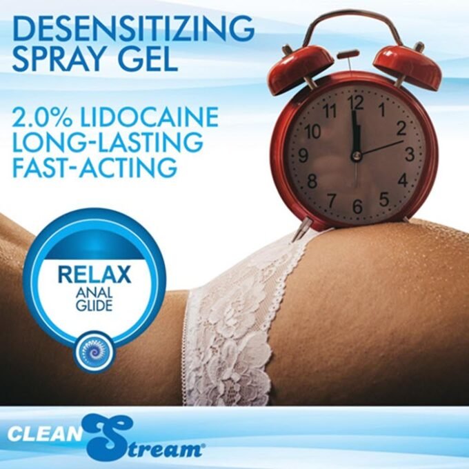 LA-40 CleanStream Relax Desensitizing Anal Lube with Injector Kit - 4 oz - Imagen 2