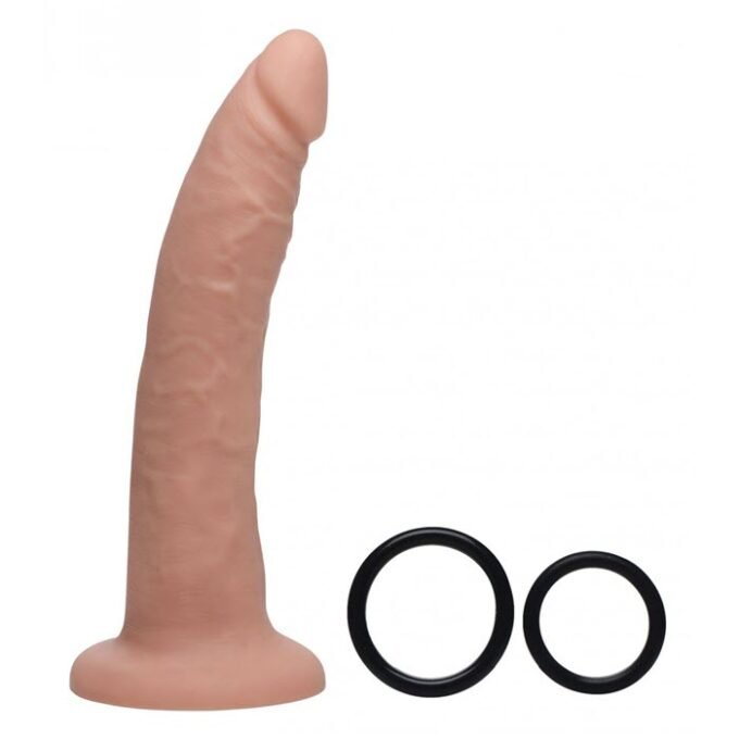 AR-878 Seducer 7.5 inch Silicone Dildo with Harness - Imagen 4