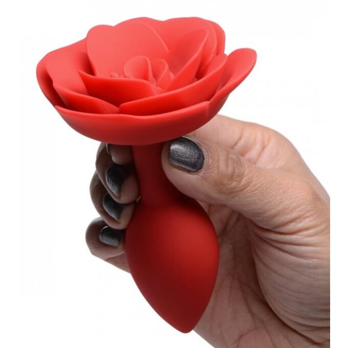 PS-864 Booty Bloom Silicone Rose Anal Plug - Medium - Imagen 2