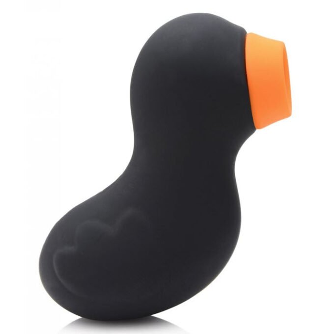 MO-845 Sucky Ducky Silicone Clitoral Stimulator – Black - Imagen 4