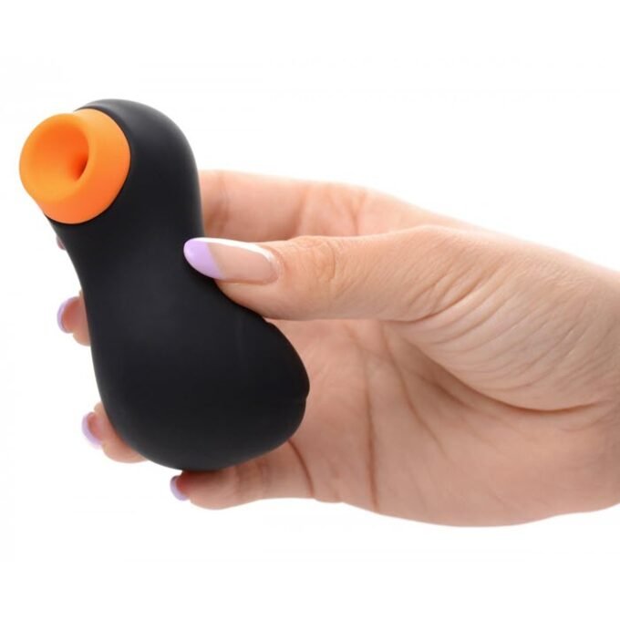 MO-845 Sucky Ducky Silicone Clitoral Stimulator – Black - Imagen 2
