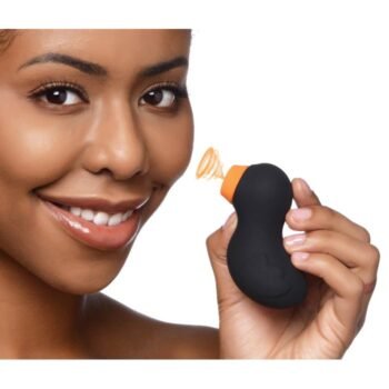 MO-845 Sucky Ducky Silicone Clitoral Stimulator – Black