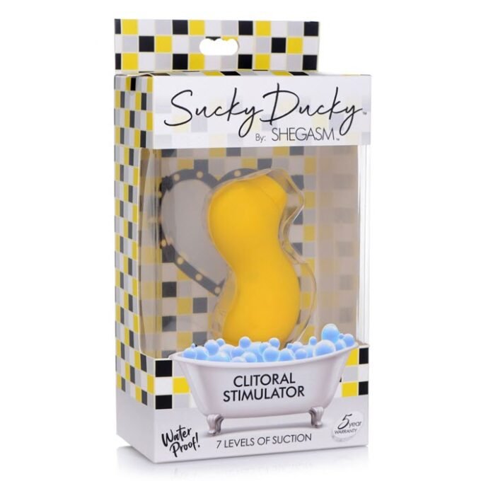 MO-843 Sucky Ducky Silicone Clitoral Stimulator - Yellow - Imagen 6