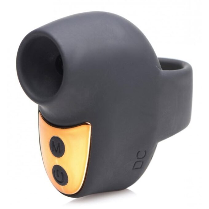 MO-762 Mini estimulador de clítoris de silicona 12X - Negro - Imagen 4