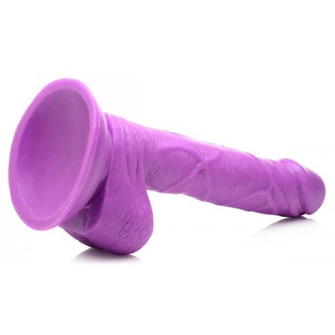 DS-809 6.5 Inch Dildo with Balls - Purple - Imagen 4