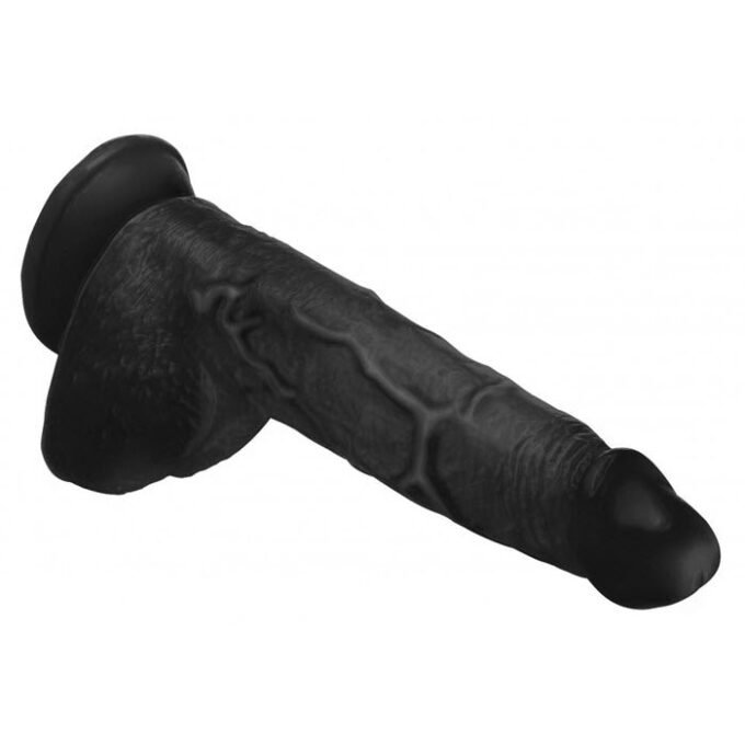 DS-760 Beefy Brad 9″ inch Dildo with Balls - Black - Imagen 4