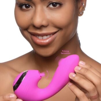 MO-814 10X Licking G-Throb Rechargeable Silicone Vibrator