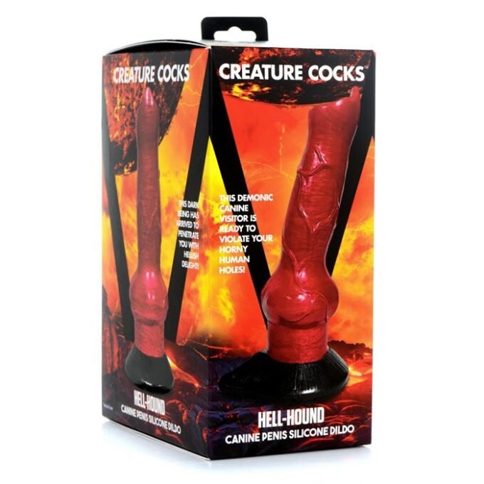 CC-39 Hell-Hound Canine Penis Silicone Dildo - Imagen 8