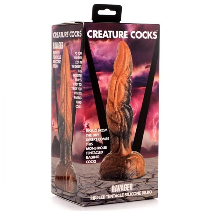 CC-37 Ravager Rippled Tentacle Silicone Dildo - Imagen 7