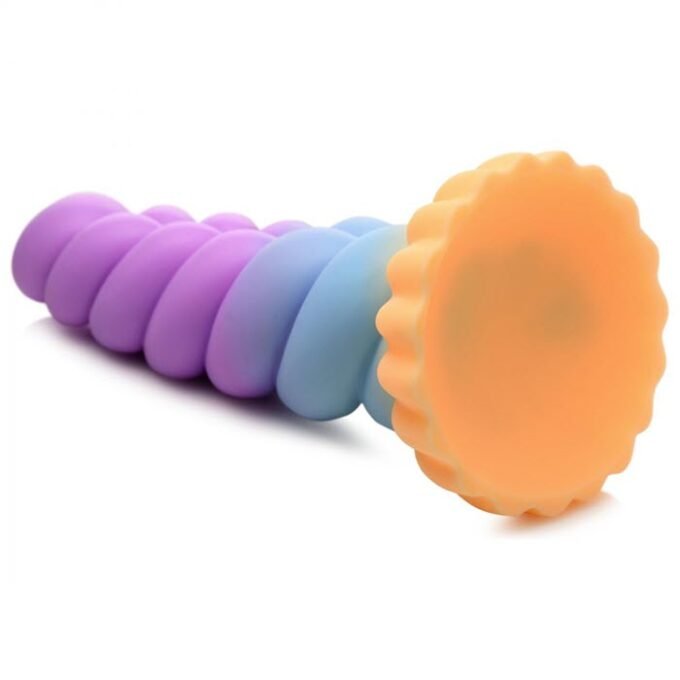 CC-32 Creature Cocks Unicorn Silicone Dildo - Multi Color - Imagen 5