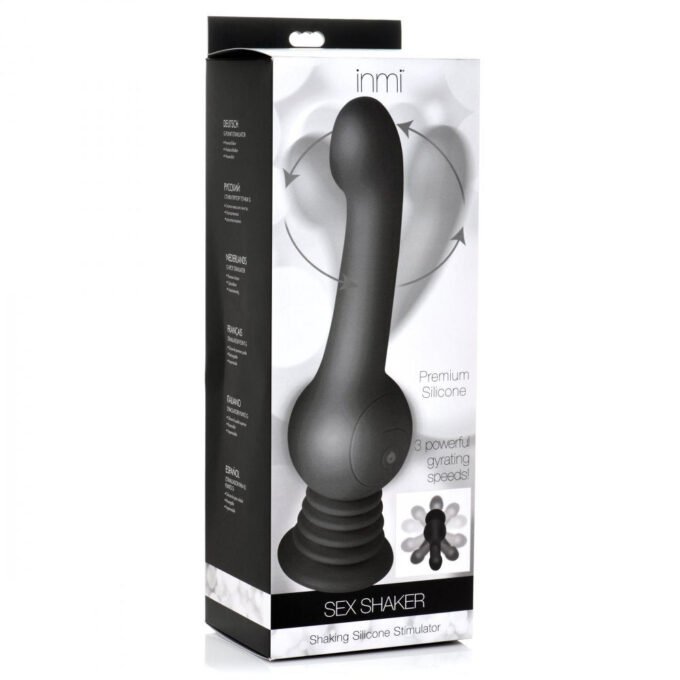 MO-774 Sex Shaker Silicone Stimulator - Black - Imagen 8