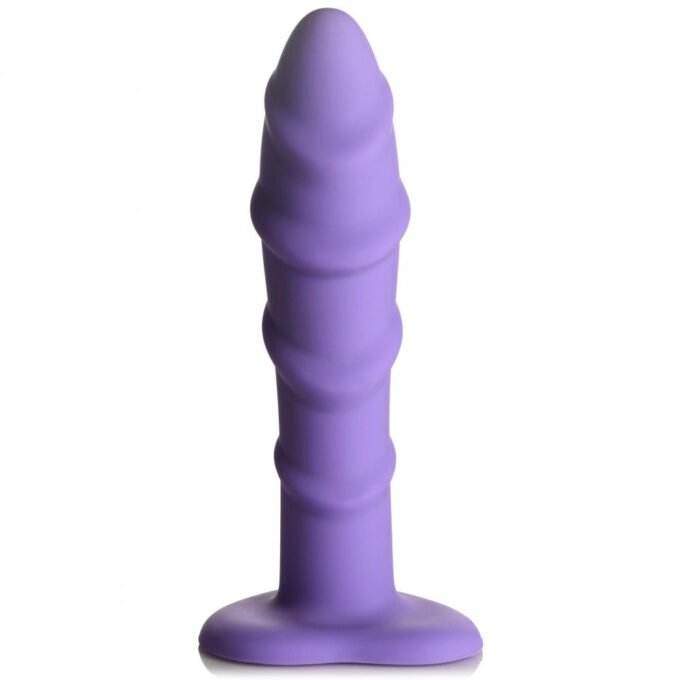 DS-743 Swirl Silicone Purple Dildo - Imagen 2