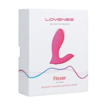 LV-99 Lovense Flexer Dual Panty Vibrator - Pink