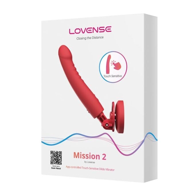 LV-98 Lovense Mission 2 Touch-Sensitive Tech - Red