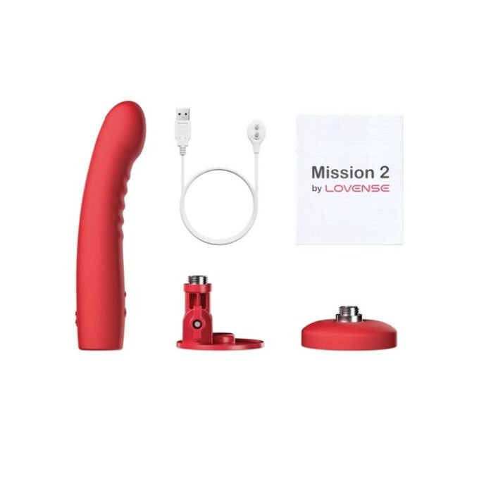 LV-98 Lovense Mission 2 Touch-Sensitive Tech - Red - Imagen 9