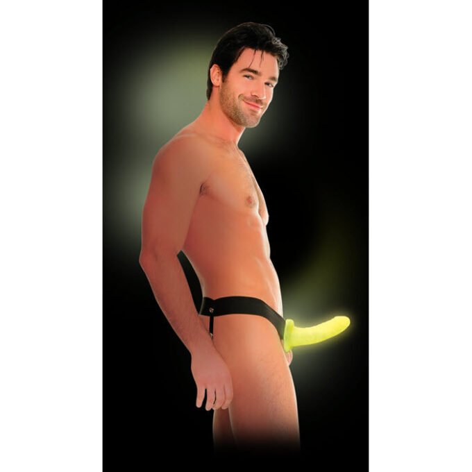 AR-958 Fetish Fantasy Series For Him or Her Hollow Strap-On Glow In The Dark - Imagen 2