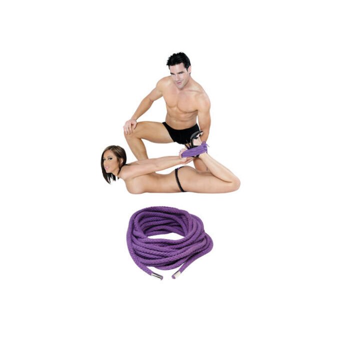 AO-671 Fetish Fantasy Series Japanese Silk Rope Purple - Imagen 3