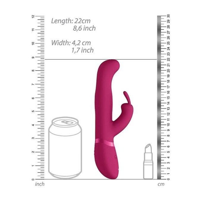 MO-728 Shots Vive Izara Rotating Beads Rabbit - Pink - Imagen 10